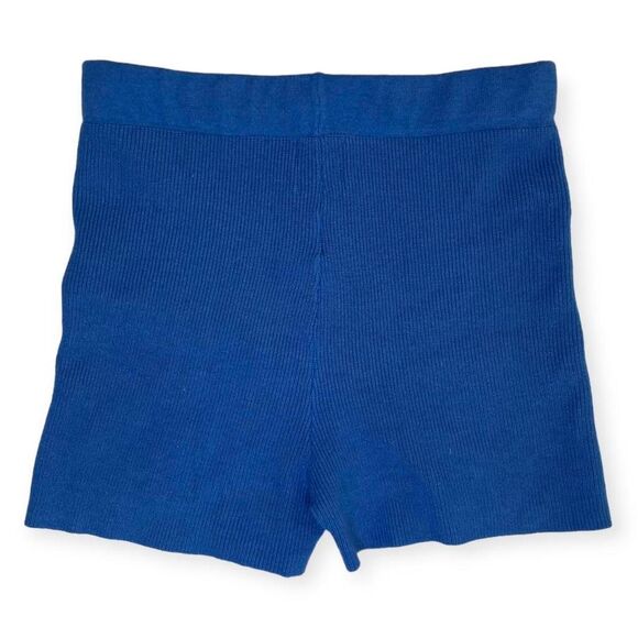Princess Polly Rorie blue knit micro shorts - Picture 1 of 5